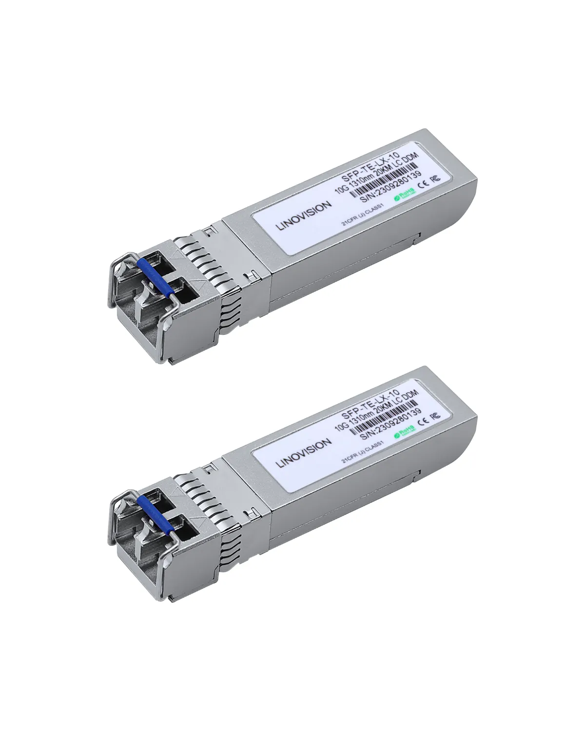 10Gbps BIDI SFP  Optical Transceiver for POE Switches with 10G SFP Module (SFP-TE-LX-10(2 pack))