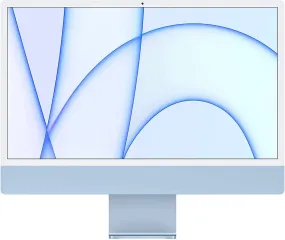 2021 Apple iMac (24-inch, Apple M1 chip with 8?core CPU and 8?core GPU, 4 ports, 8GB RAM, 512GB) - Blue