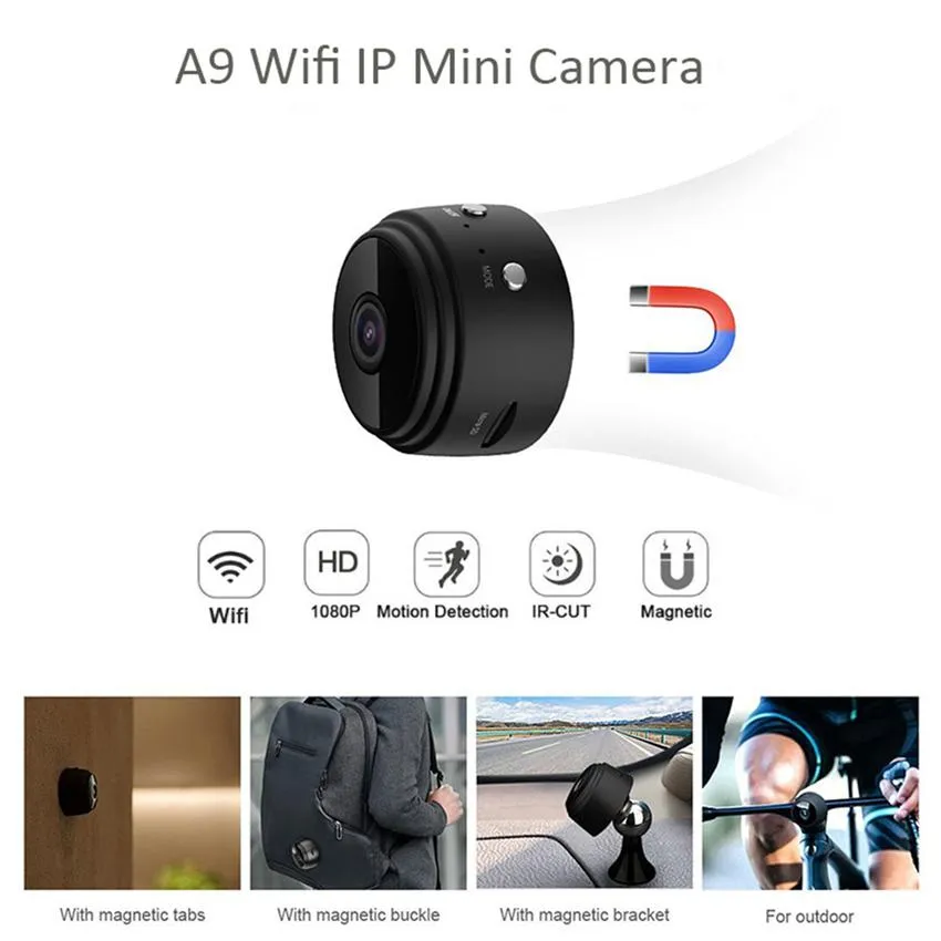 A9 1080p Hd Magnetic Wifi Mini Camera WITH HDSF APP