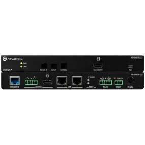 Atlona® AT-OME-RX21 Omega 4K/UHD HDMI over HDBaseT Receiver w/Scaler, Ethernet, RS232, Audio