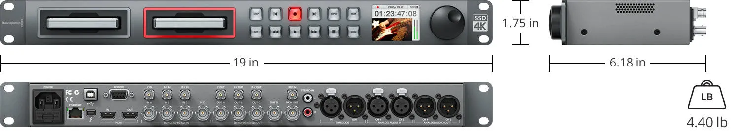 Blackmagic Design - HyperDeck Studio Pro