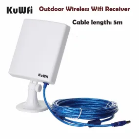 Cable Wireless USB Adapter High Power Outdoor Waterproof