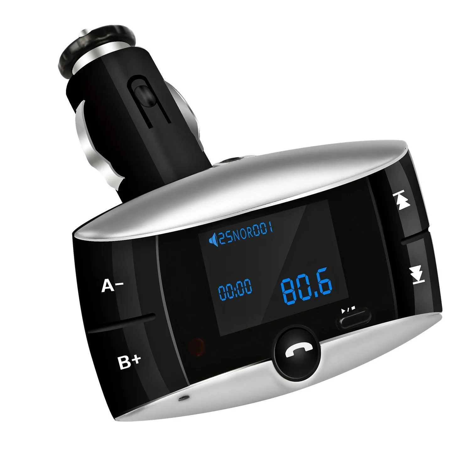 Car Wireless FM Transmitter USB Charger Hands-free Call MP3 Player