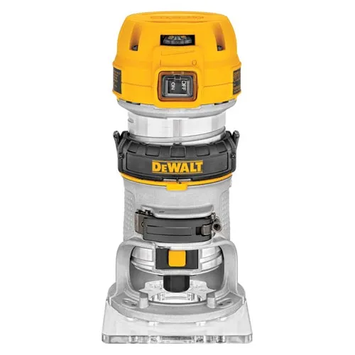 DeWALT DWP611 1.25HP Compact Premium VS Woodworking Router Tool - LED Lighted