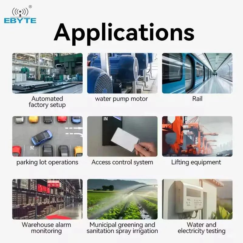 E860-DTU(2020-400SL)A  Ebyte RS485 Wireless Switch Remote Transmission Synchronous Control LoRa Modulation Technology