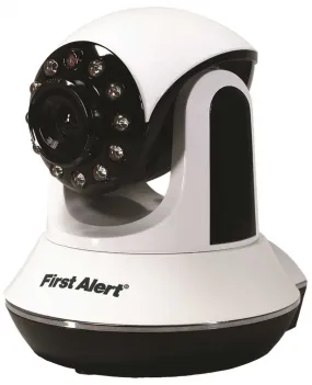 First Alert&reg; Wireless Indoor High-definition Wi-fi Camera With Night Vision, 32-foot Night Vision Range