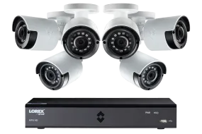 HD Security Camera System with 1080p Bullet Cameras & Lorex Secure Connectivity