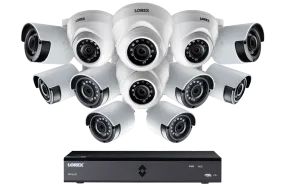 HD Security Camera System with Eight 1080p Bullet and Four Dome Cameras