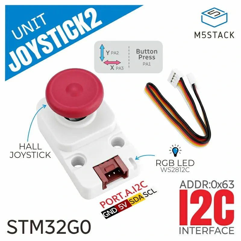 I2C Joystick 2 Unit (STM32G030)