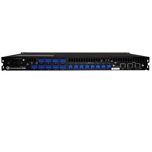 LEA Professional CONNECT 168D 19" 8-Channel Amplifier with Dante Inputs, 160W per Channel