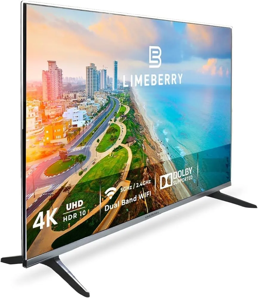 LIMEBERRY 165 cm (65) inches 4K Ultra HD Slim WebOs Smart QLED Unbreakable Display Led TV with Voice Search and Air Mouse Fuction (EQLED65)