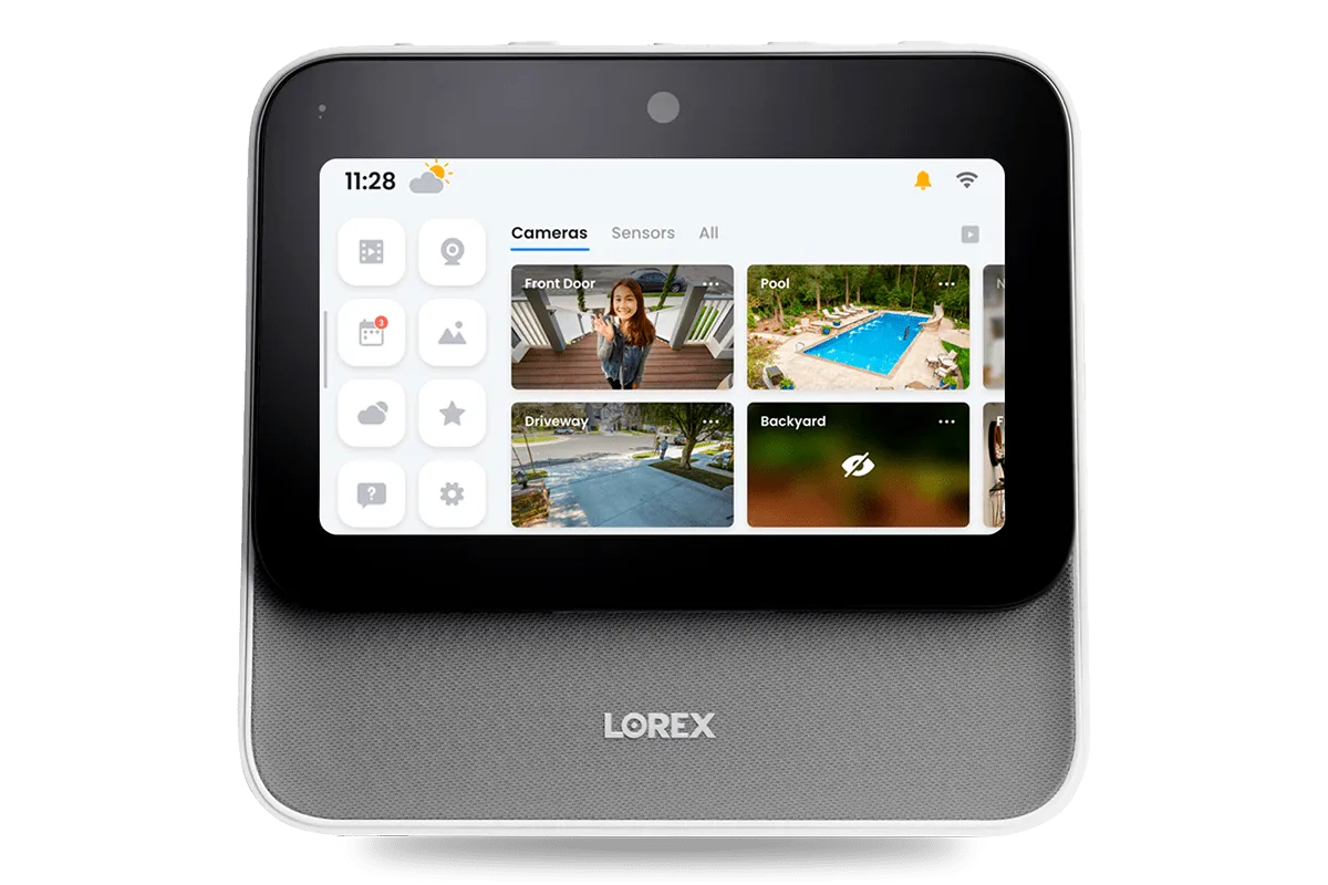 Lorex Smart Home Security Center with 2 Indoor and 2 Outdoor Wi-Fi Cameras