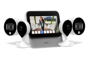 Lorex Smart Home Security Center with 2 Indoor and 2 Outdoor Wi-Fi Cameras