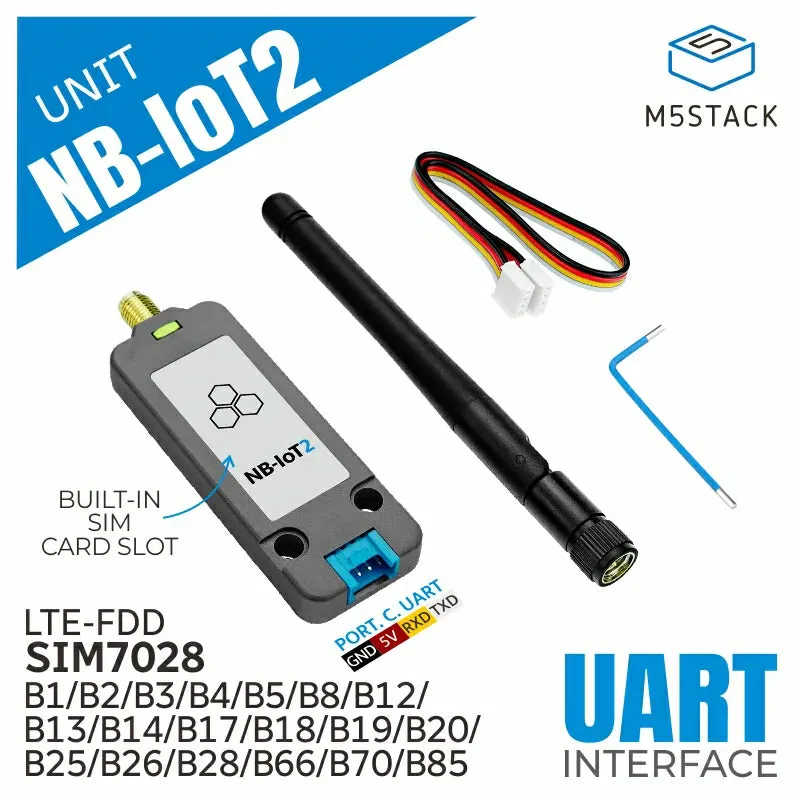 NB-IoT 2 Unit Golbal Version (SIM7028) with Antenna