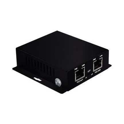 PoE Extender / Repeater, 2 Ports, Gigabit