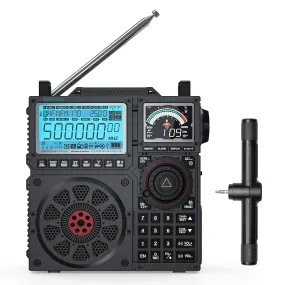 Raddy RF919 Shortwave Radio | Full Band Receiver with SSB | 20W Bluetooth 5.1 | APP Remote Control | Antenna Tuner | 5000mAh Battery | Dual Screens