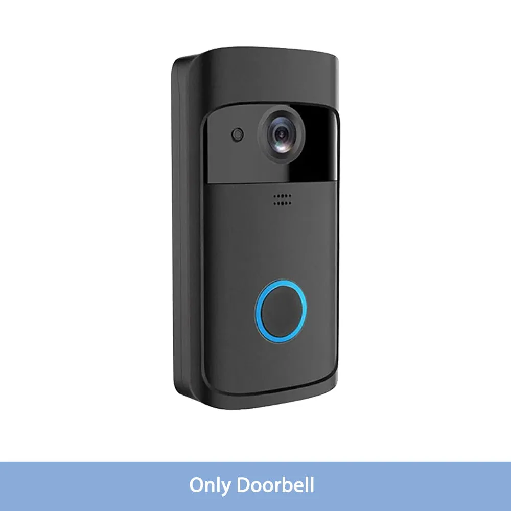 Smart Doorbell Camera Wifi Wireless Video Doorbell Call Intercom for Apartments Door Bell with Free Cloud Storage Home WiFi Bell