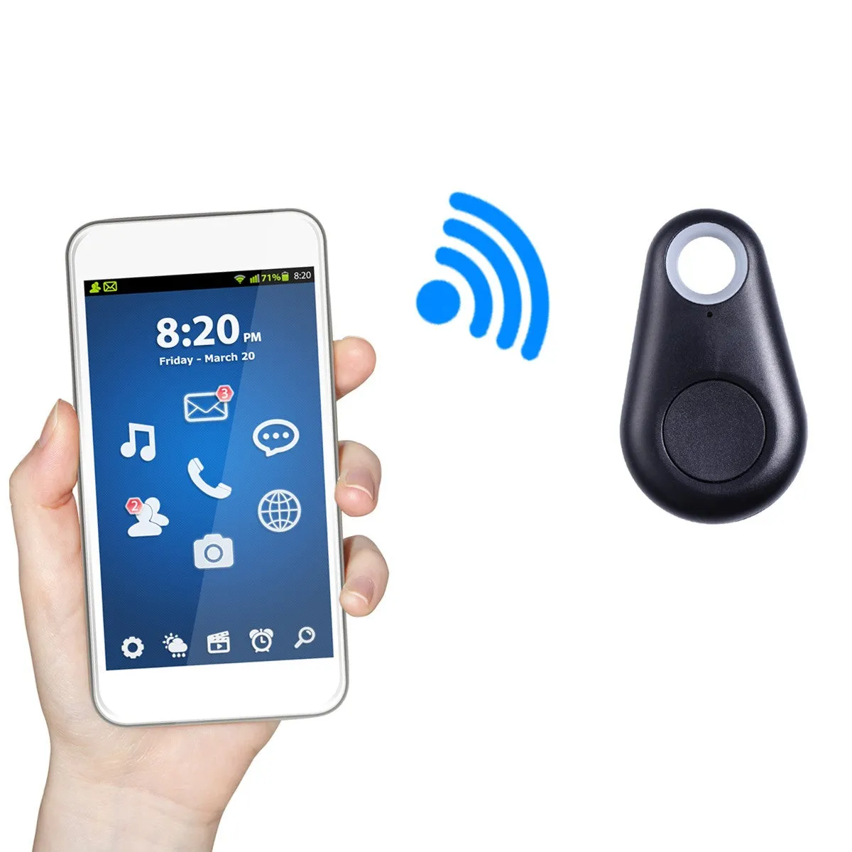 Smart Key Locator  |  The last place you want to loose your keys is camping or at a festival!