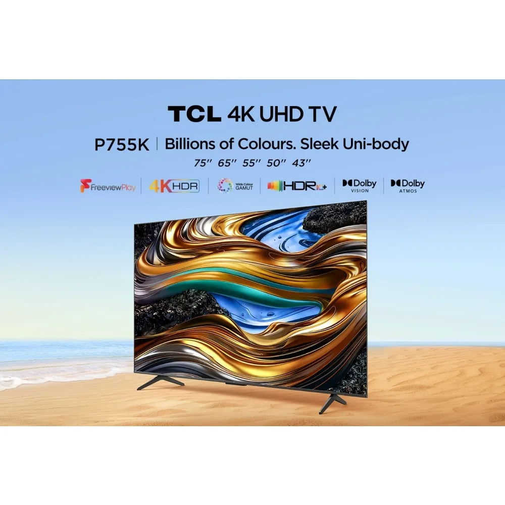 TCL 50P755K 50 Inch P755K 4K UHD HDR LED Smart Android TV 2024