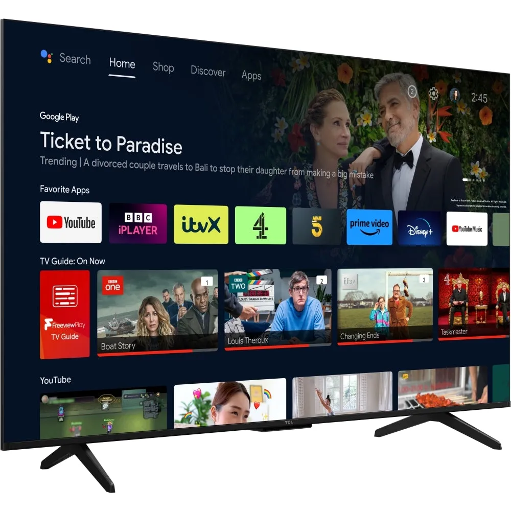 TCL 50P755K 50 Inch P755K 4K UHD HDR LED Smart Android TV 2024