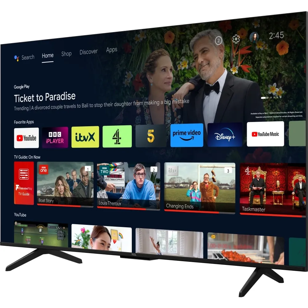 TCL 50P755K 50 Inch P755K 4K UHD HDR LED Smart Android TV 2024