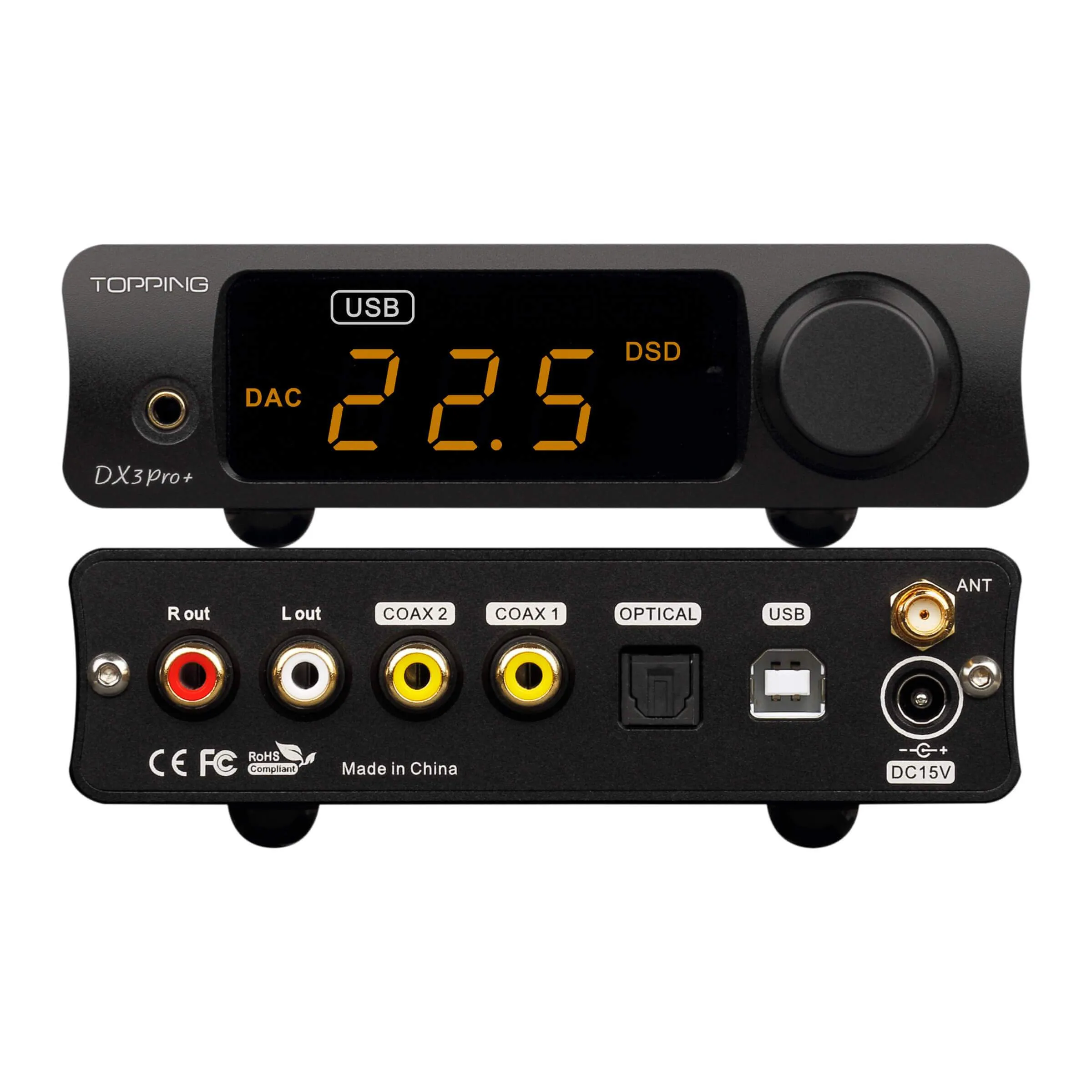 TOPPING DX3pro  Bluetooth 5.0 DAC & Headphone Amplifier Pre Amplifier