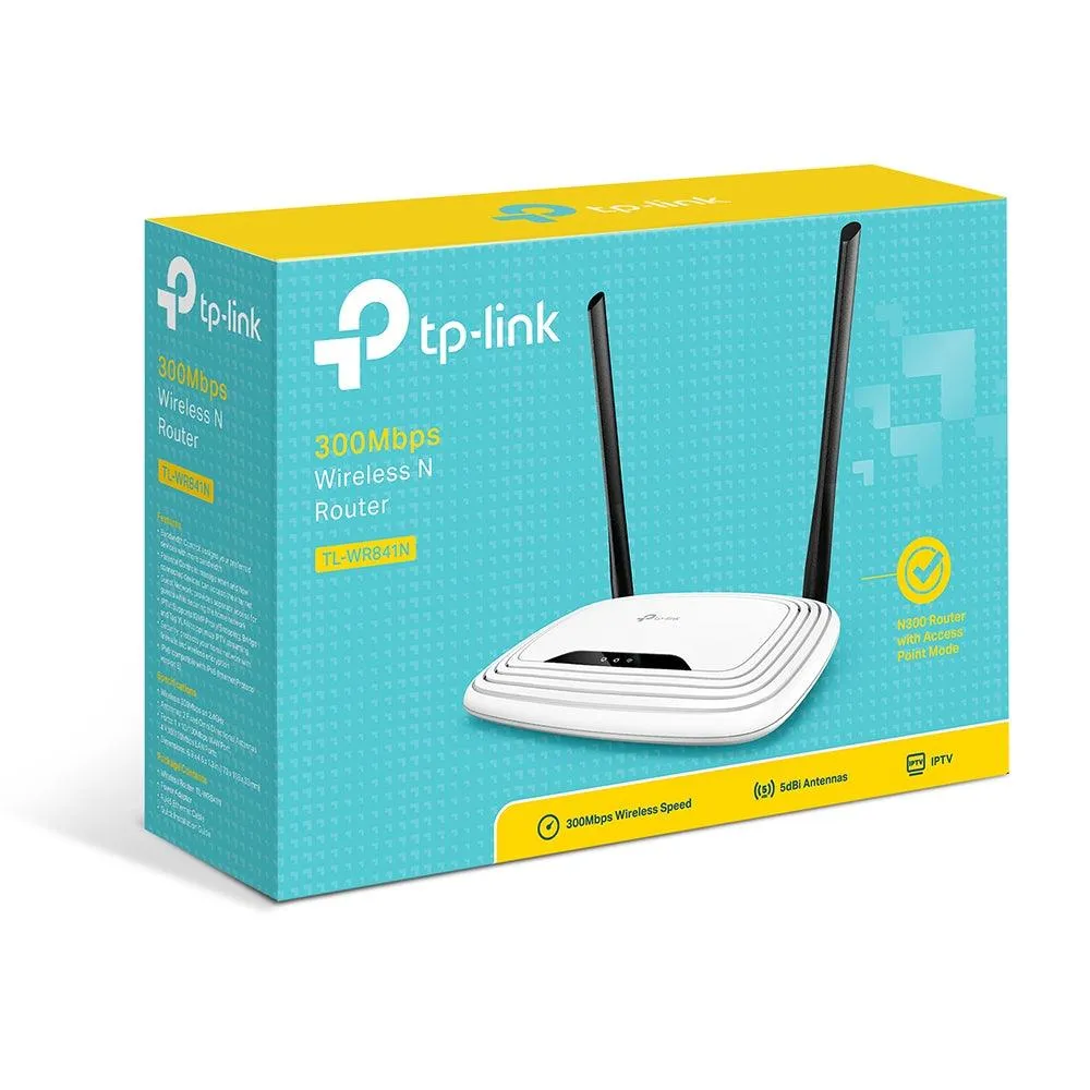 TP-Link 300Mpbs Wireless N Router - White | TL-WR841N