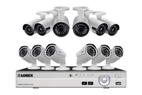 Ultra Wide Angle Security Camera System with HD 1080p Resolution