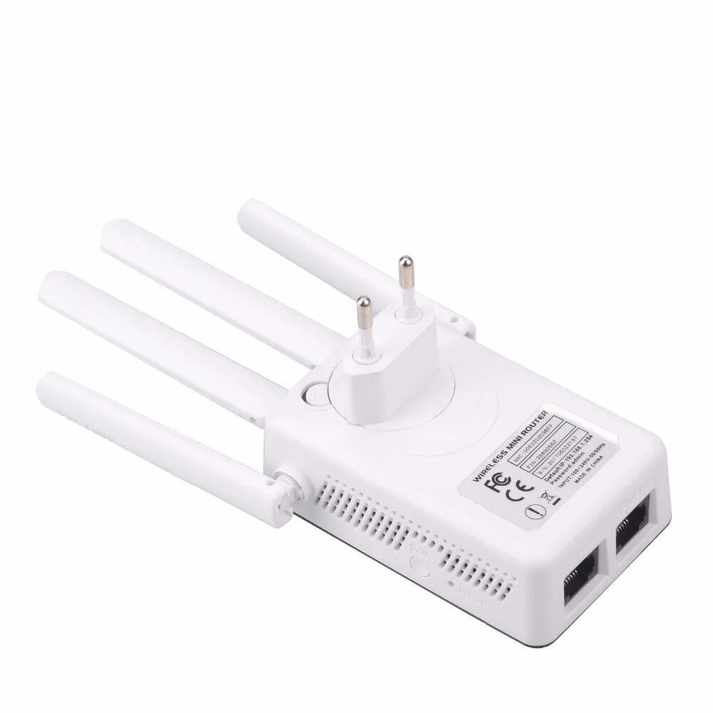 US 2.4G/5G Dual Band WiFi Repeater 300 Mbps WIFI Range Extender Signal Booster