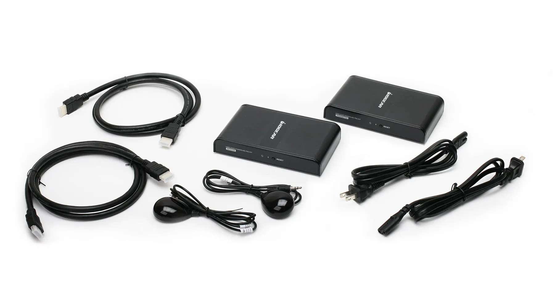 Video Over Powerline  PRO Kit for 2 TVs