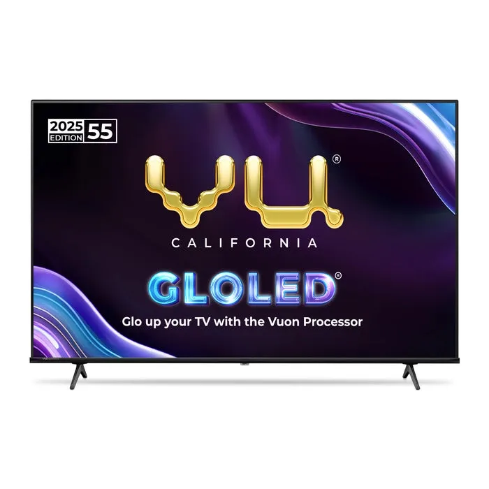 Vu 55GLOLED25 139 cm (55 inch) 3 Years Complete Warranty By Brand  Ultra HD (4K) LED Smart Google TV   I Dolby Vision