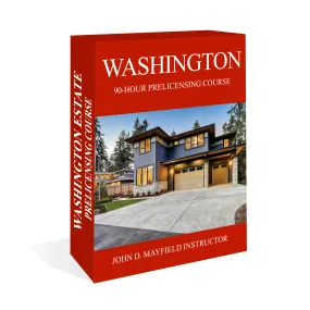 Washington 90 Hour Pre-Licensing Broker Course