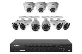 Weatherproof HD IP Camera system with 16-Channel HD NVR