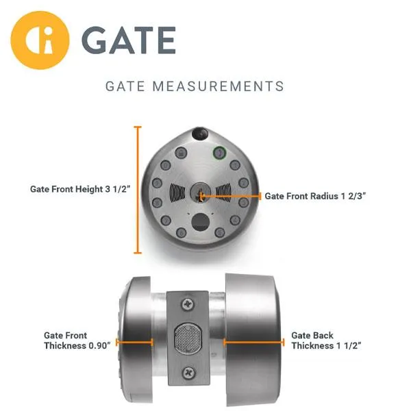 Wi-Fi All-In-One Camera Deadbolt - w/ Multiple Functions - SC1 - Satin Nickel (GATE)