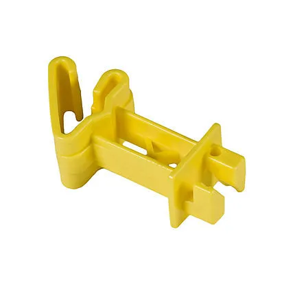 Zareba Fi-Shock® Yellow Snap-On 2 Inch Extender T-Post Insulator